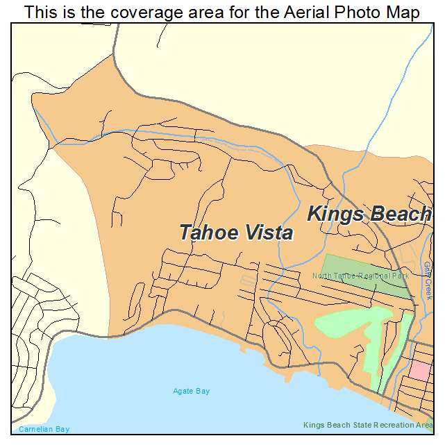 Tahoe Vista, CA location map 