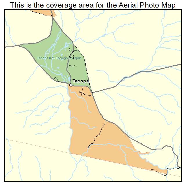 Tecopa, CA location map 