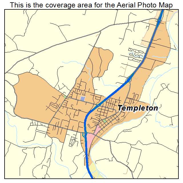 Templeton, CA location map 