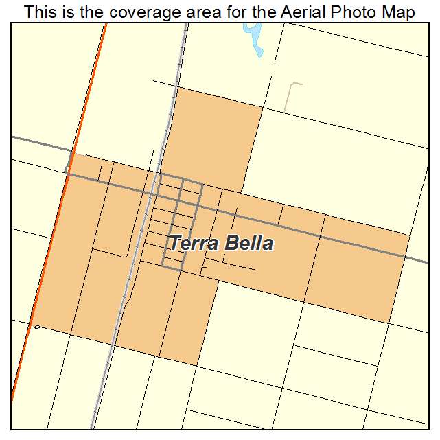 Terra Bella, CA location map 