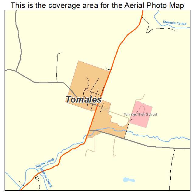 Tomales, CA location map 