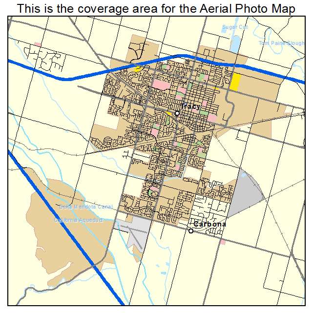 Tracy, CA location map 