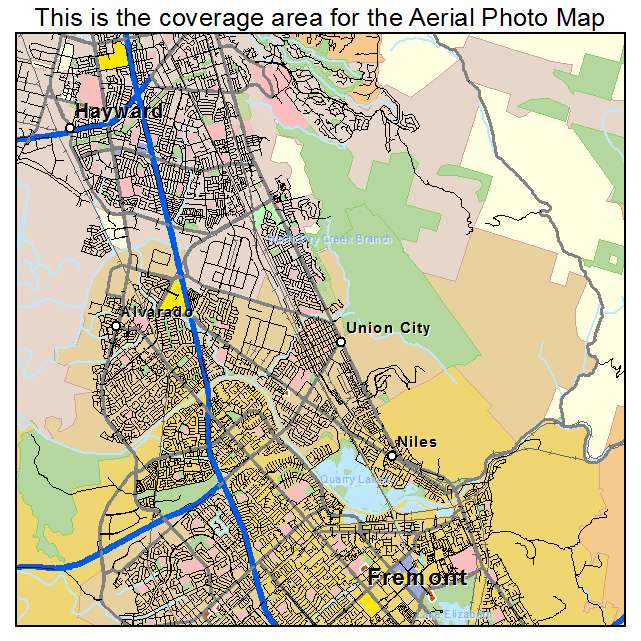 Union City, CA location map 