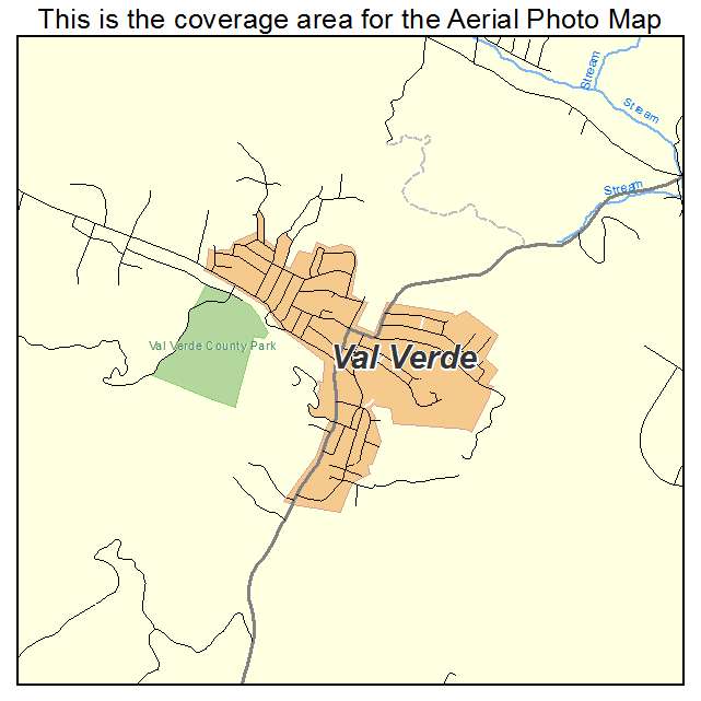 Val Verde, CA location map 