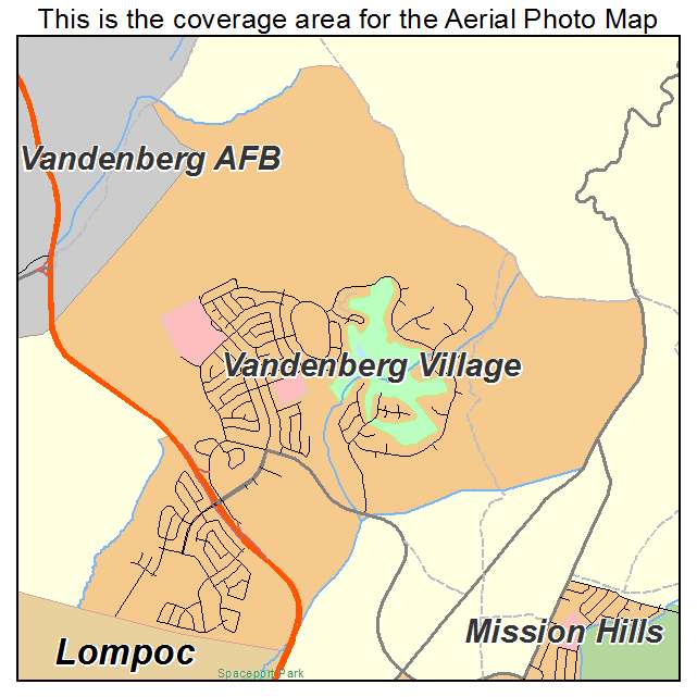 Vandenberg Village, CA location map 