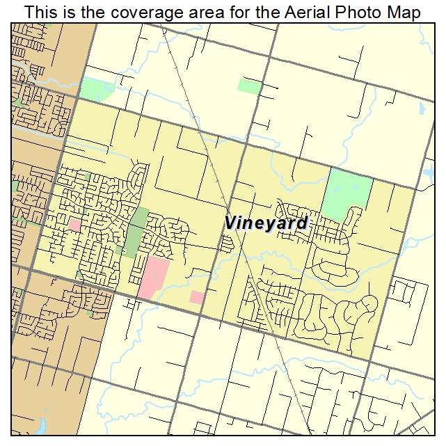 Vineyard, CA location map 