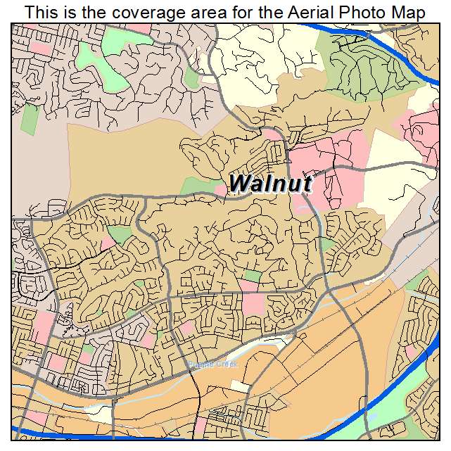Walnut, CA location map 
