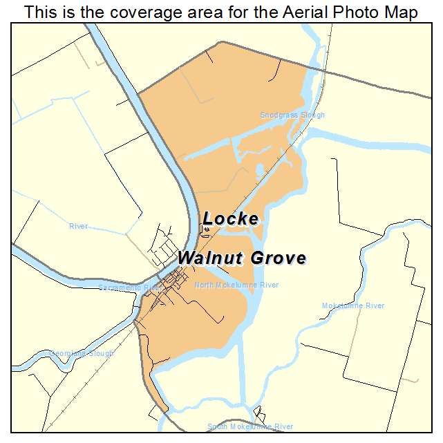 Walnut Grove, CA location map 