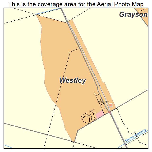Westley, CA location map 