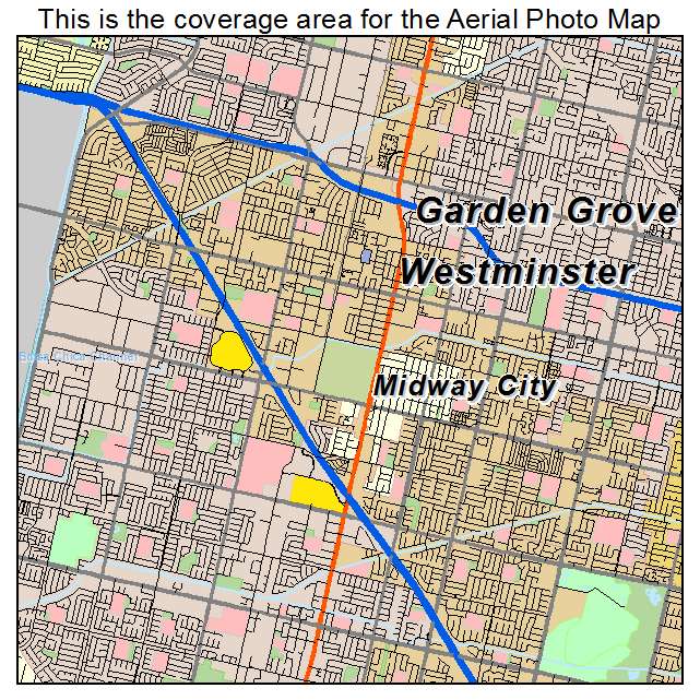 Westminster, CA location map 