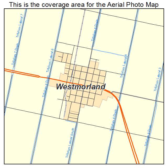 Westmorland, CA location map 