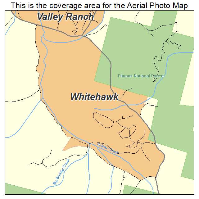 Whitehawk, CA location map 