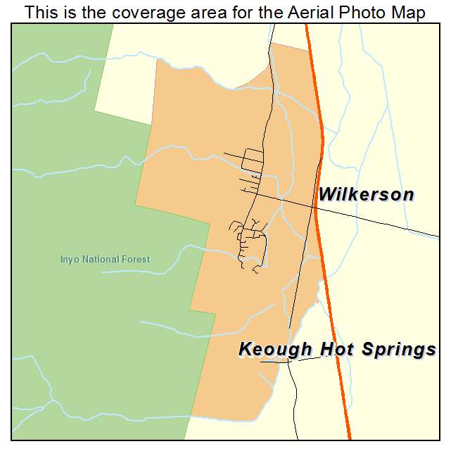 Wilkerson, CA location map 