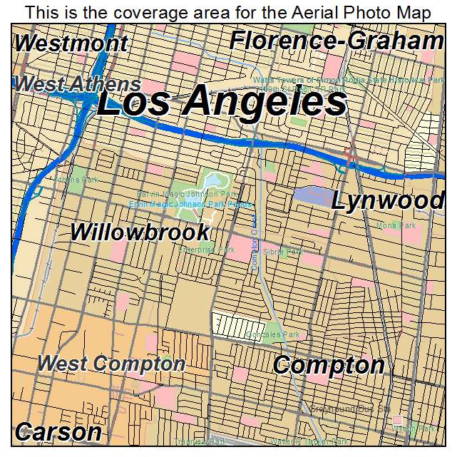Willowbrook, CA location map 
