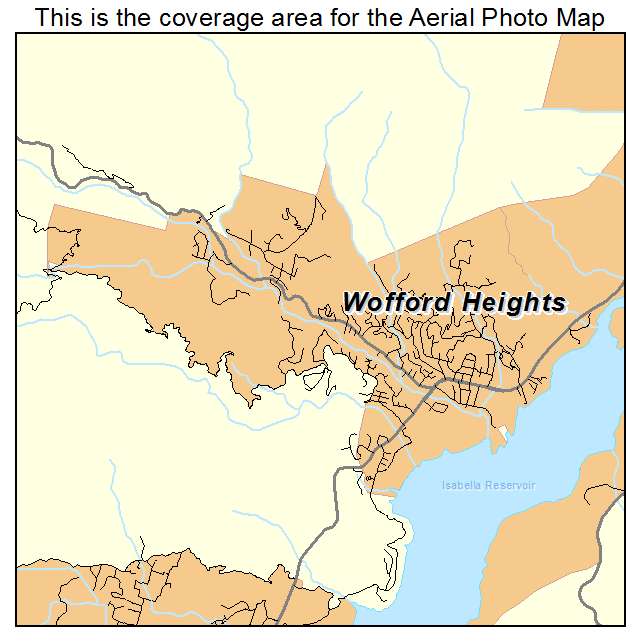 Wofford Heights, CA location map 