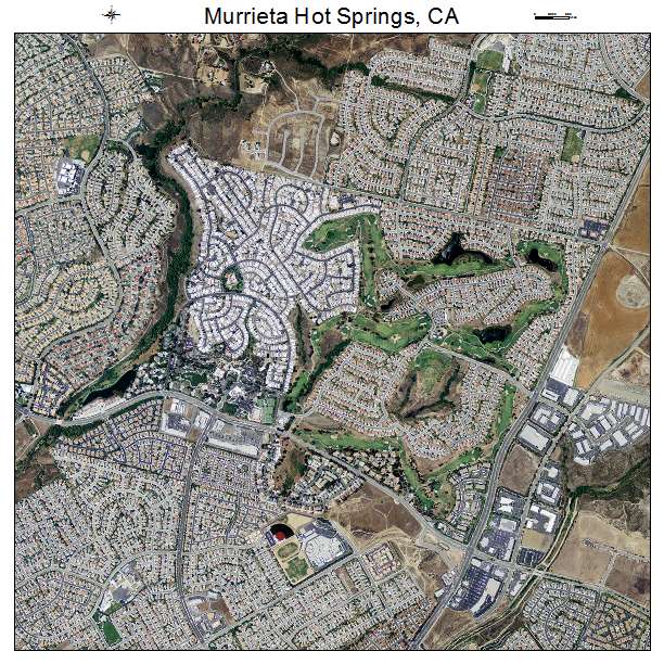 Murrieta Hot Springs, CA air photo map