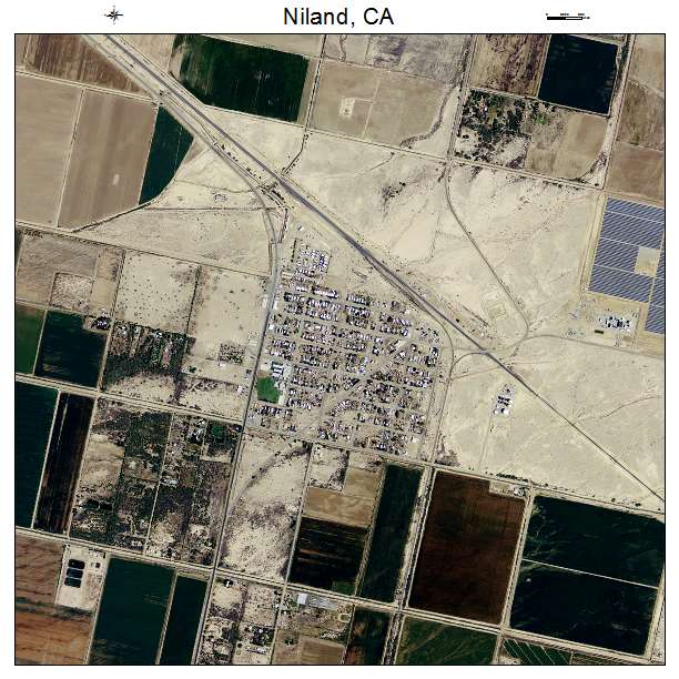 Niland, CA air photo map