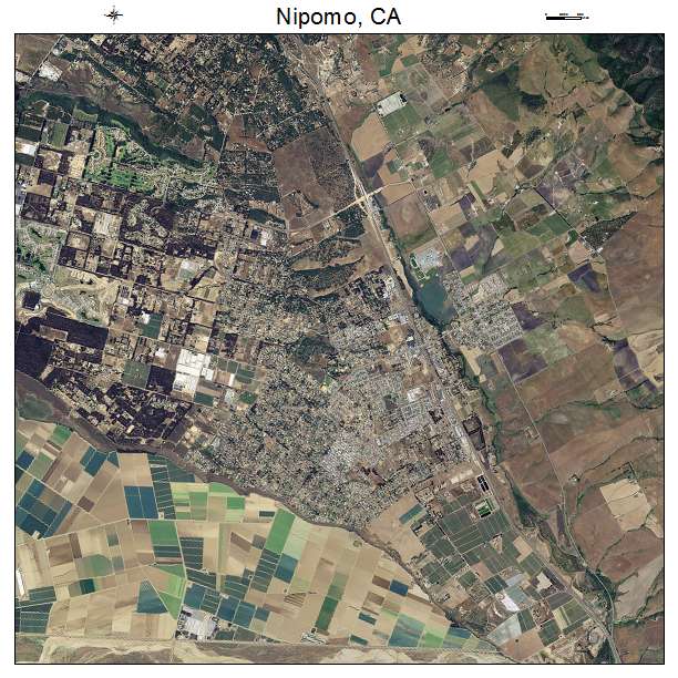 Nipomo, CA air photo map