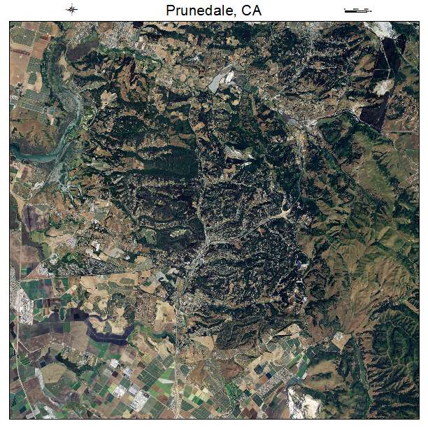 Prunedale, CA air photo map