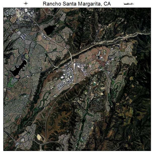 Rancho Santa Margarita, CA air photo map