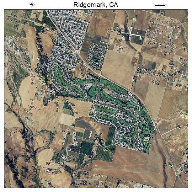 Ridgemark, CA air photo map