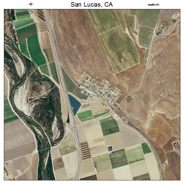 San Lucas, CA air photo map