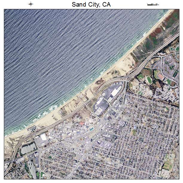 Sand City, CA air photo map