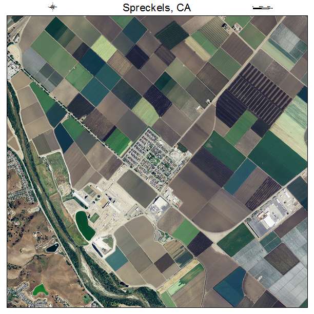 Spreckels, CA air photo map