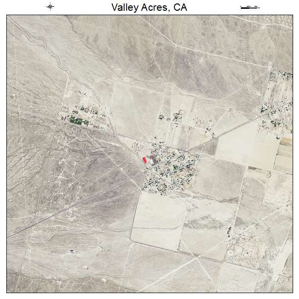 Valley Acres, CA air photo map