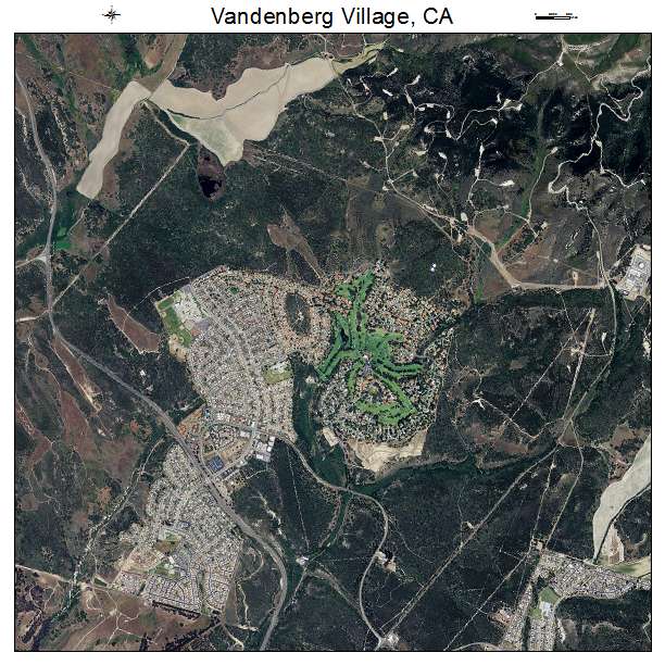 Vandenberg Village, CA air photo map