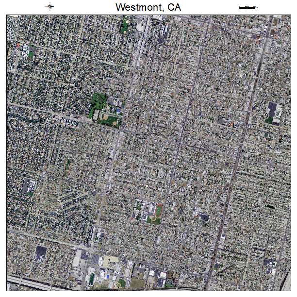 Westmont, CA air photo map