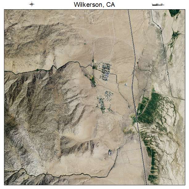 Wilkerson, CA air photo map