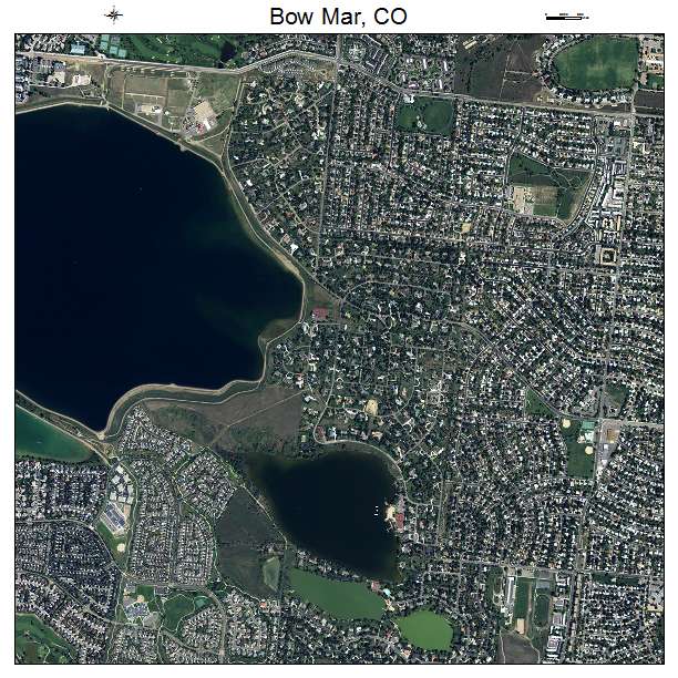 Bow Mar, CO air photo map