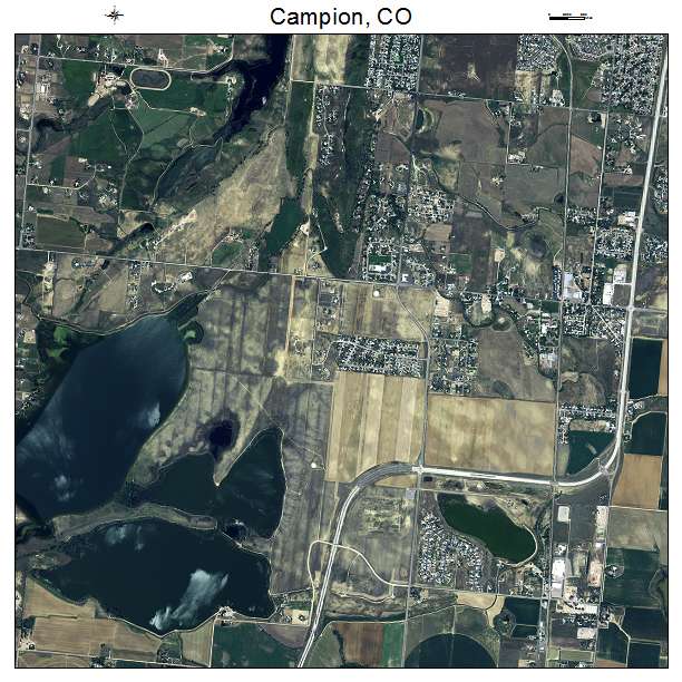Campion, CO air photo map