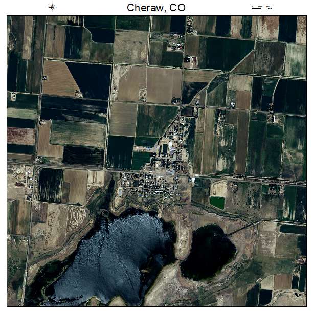 Cheraw, CO air photo map