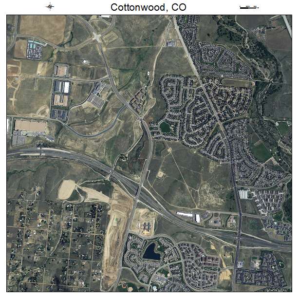 Cottonwood, CO air photo map