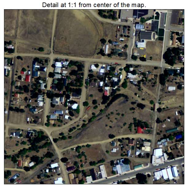 Aguilar, Colorado aerial imagery detail