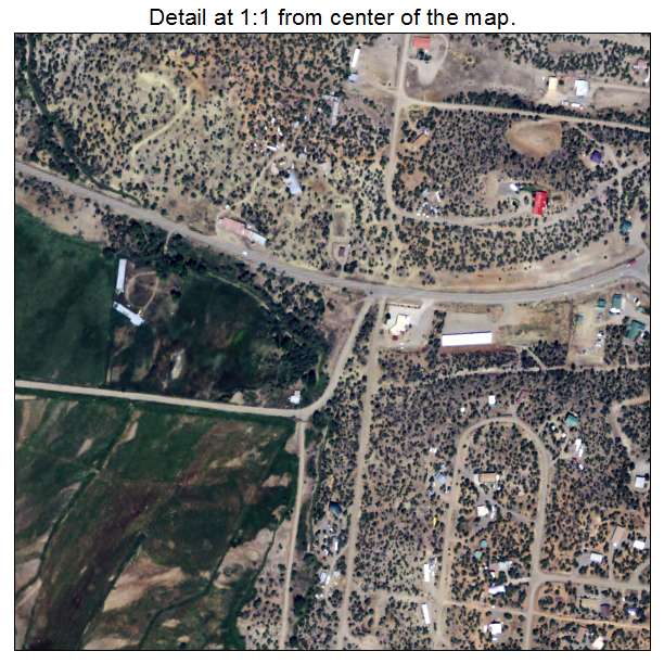Arboles, Colorado aerial imagery detail
