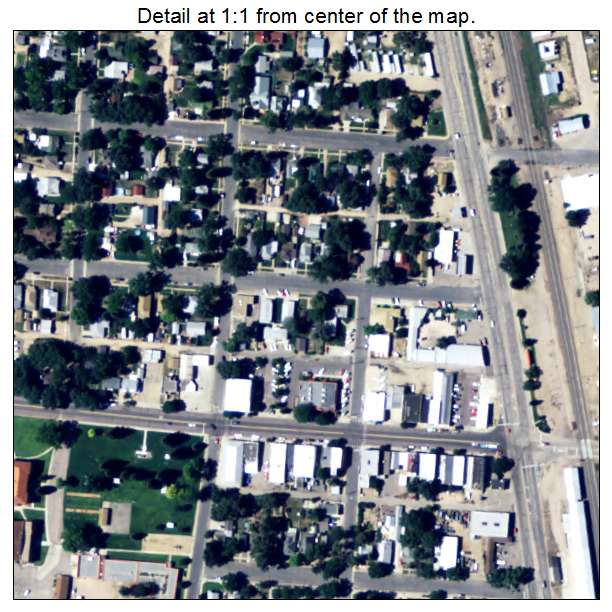 Ault, Colorado aerial imagery detail