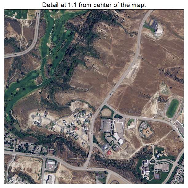 Battlement Mesa, Colorado aerial imagery detail