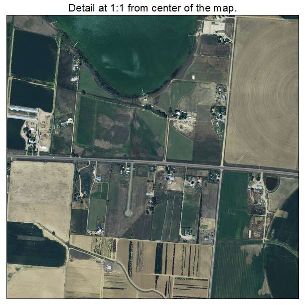 Berthoud, Colorado aerial imagery detail