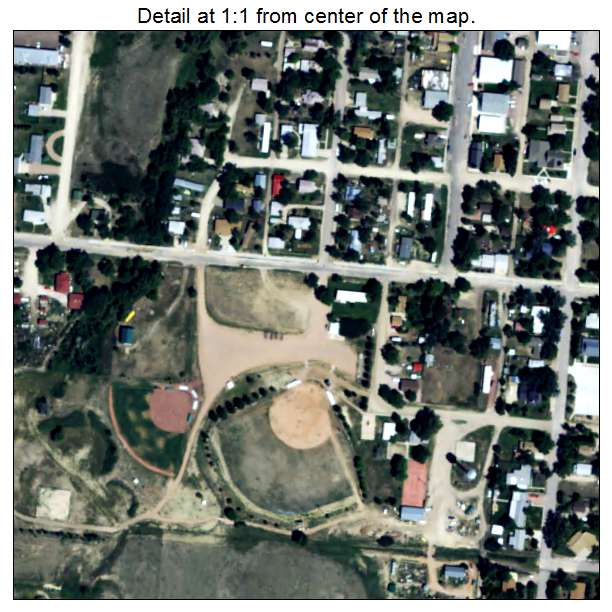 Calhan, Colorado aerial imagery detail