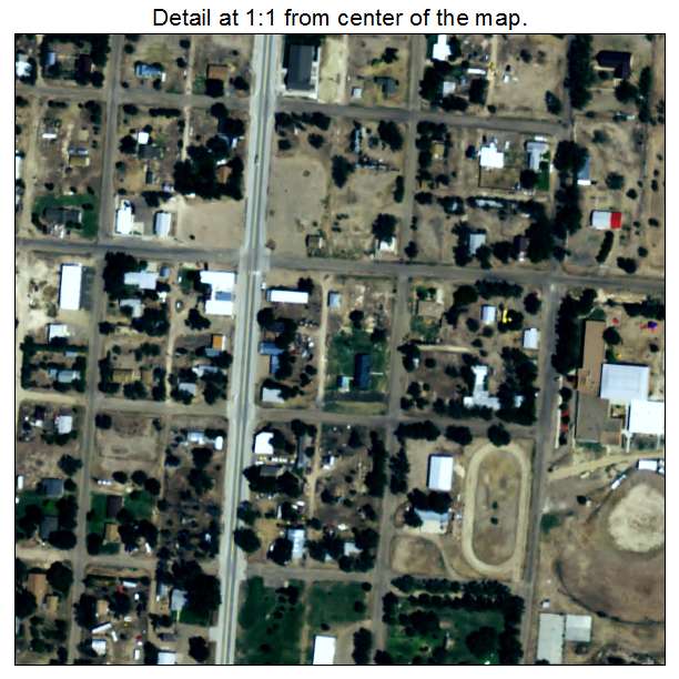 Campo, Colorado aerial imagery detail