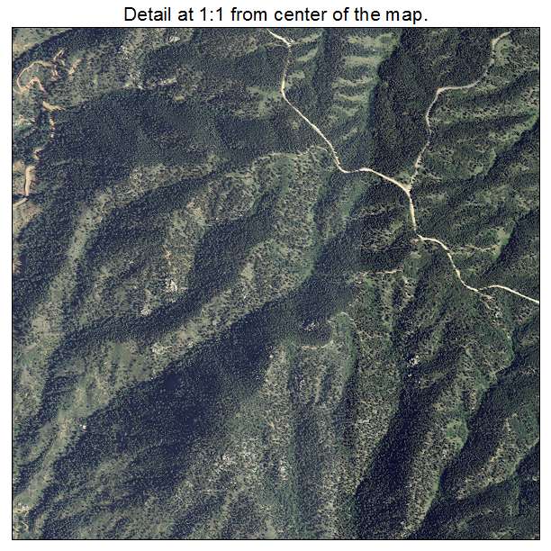 Cascade Chipita Park, Colorado aerial imagery detail