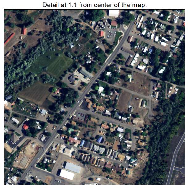 Cedaredge, Colorado aerial imagery detail