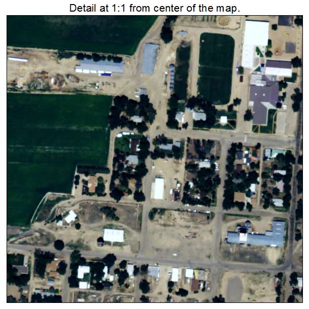 Cheraw, Colorado aerial imagery detail