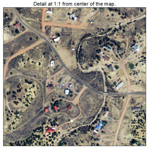 Coal Creek, Colorado aerial imagery detail