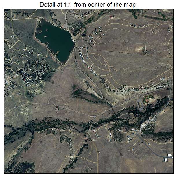 Colorado City, Colorado aerial imagery detail