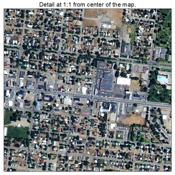 Cortez, Colorado aerial imagery detail