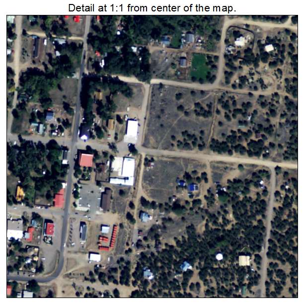Crestone, Colorado aerial imagery detail